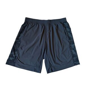 Lululemon Men’s Athletic Shorts size XXL 11” Camo Panels Black Gray